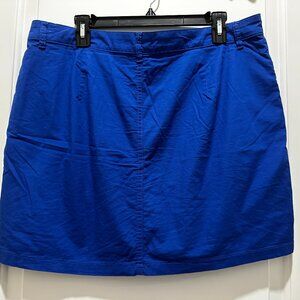Royal Blue Golf Skort, St John's Bay size 14